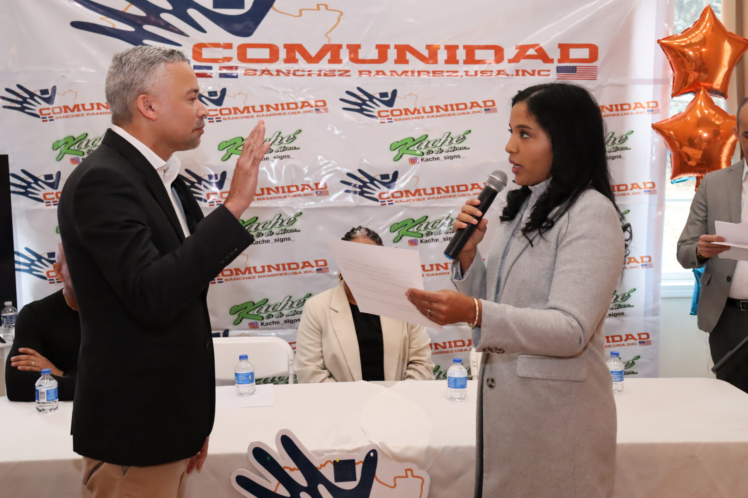 Lic. Juan Marte is sworn in as the new president